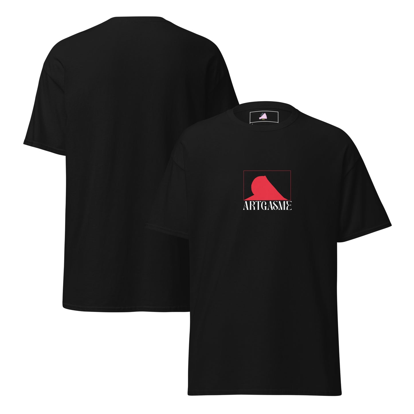 ARTGASME ROUGE TSHIRT NOIR