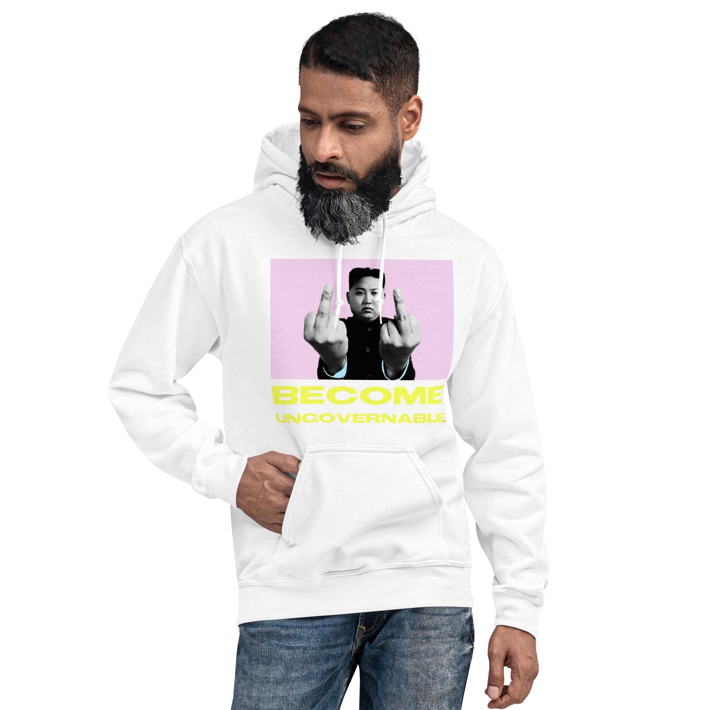 BECOME SWEAT CAPUCHE BLANC