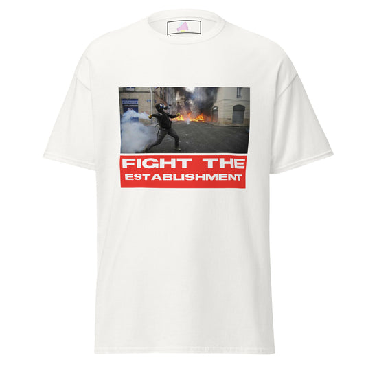 FIGHT THE ESTABLISHMENT BLANC