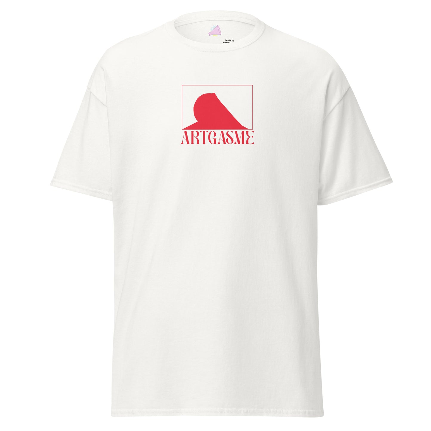 ARTGASME ROUGE TSHIRT BLANC