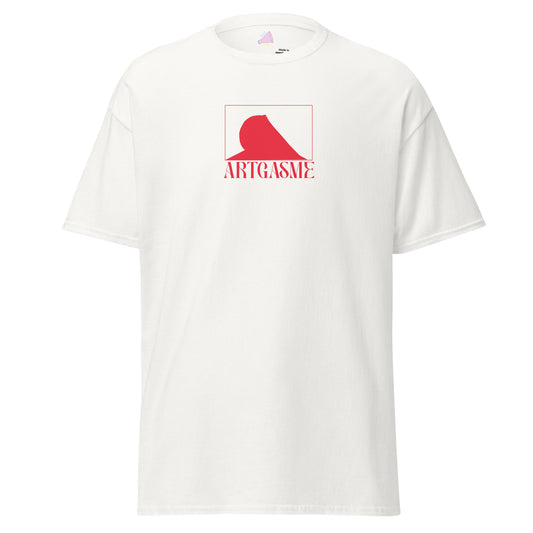 ARTGASME ROUGE TSHIRT BLANC