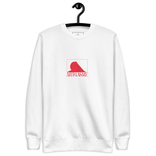 ARTGASME SWEATSHIRT ROUGE